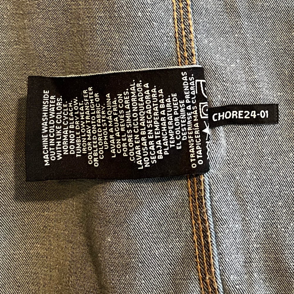 Well Worn • Denim Chore Jacket • Utility Pockets • Size S - Picture 4 of 7
